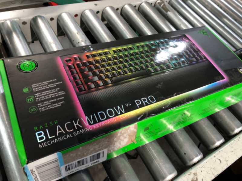 Photo 3 of Razer BlackWidow V4 Pro Wired Mechanical Gaming Keyboard: Green