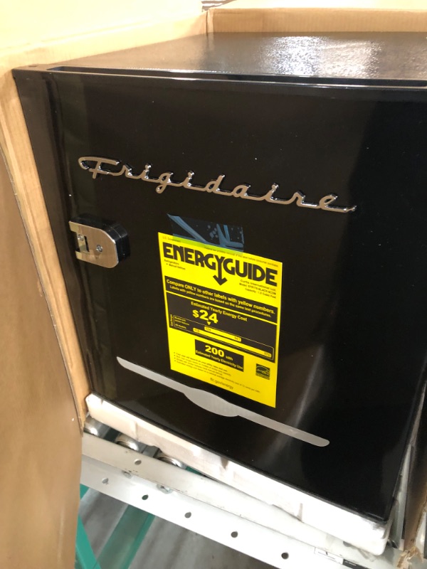 Photo 2 of (READ FULL POST) FRIGIDAIRE Black EFR176- AMZ EFR176 Retro Mini Refrigerator