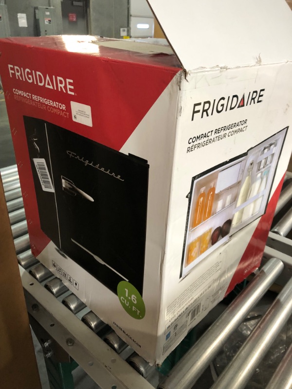 Photo 4 of (READ FULL POST) FRIGIDAIRE Black EFR176- AMZ EFR176 Retro Mini Refrigerator