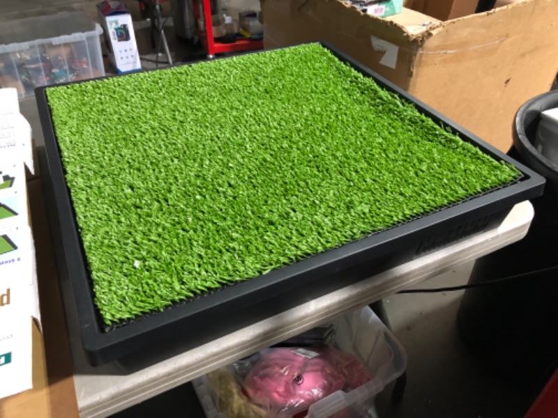 Photo 1 of ***USED***
PetSafe Pet Loo Portable Outdoor or Indoor Dog Potty - Reusable Dog Grass Pad with Tray - Alternative to Puppy Pad