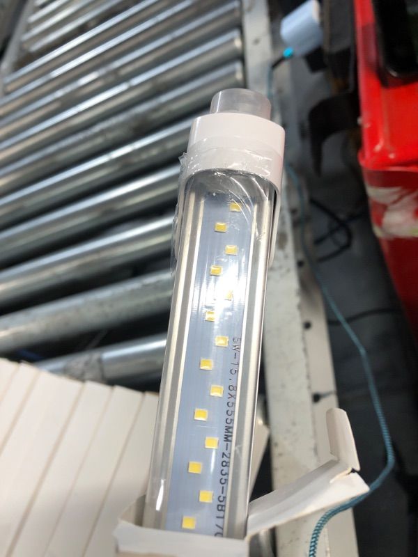 Photo 1 of JESLED 2FT T8 LED Type B Tube Light, 12W(30W Equivalent), 1680LM, 6000K Super Bright, 24 Inch F20T12 Fluorescent Bulb Replacement, Dual Ended Power, Remove Ballast, 24” Lighting Tube Fixture 1 pack