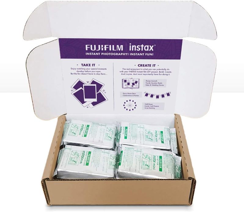 Photo 1 of Fujifilm Instax Mini Instant Film Value Pack - 120 Photos White