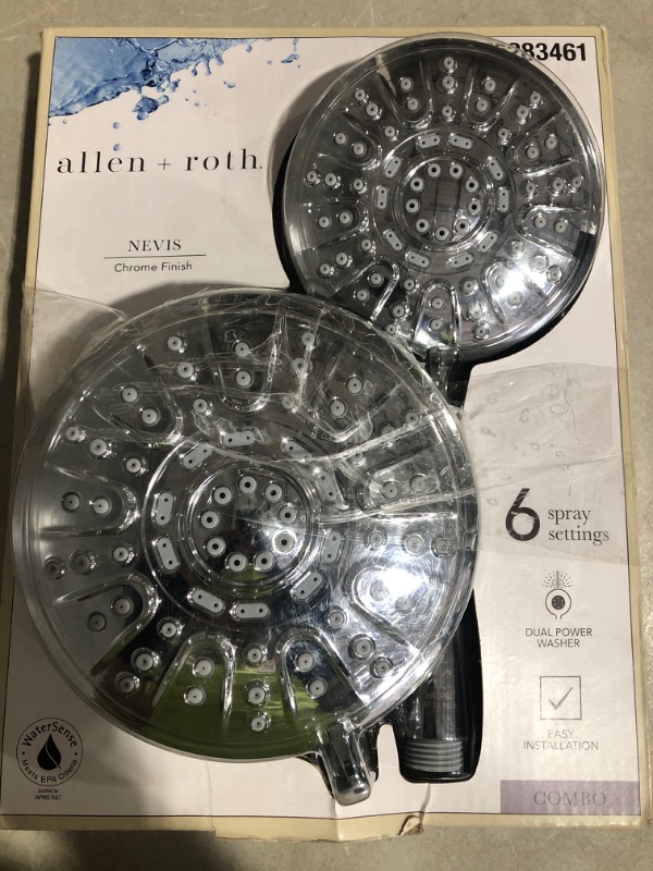 Photo 1 of * see images *
JDO Shower Head with Handheld, High Pressure Handheld Shower Head 6 Settings
