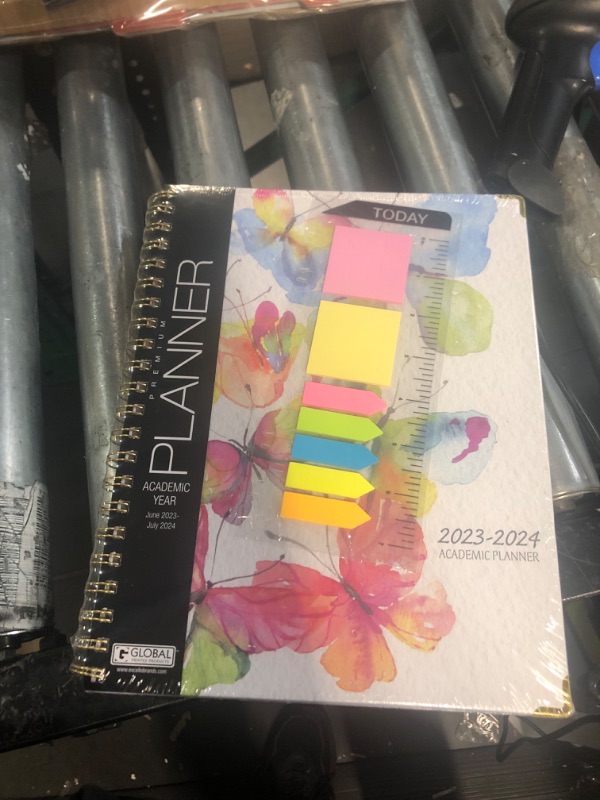 Photo 3 of HARDCOVER Academic Year 2023-2024 Planner: (June 2023 Through July 2024) 8.5"x11" Daily Weekly Monthly Planner Yearly Agenda. Bookmark, 