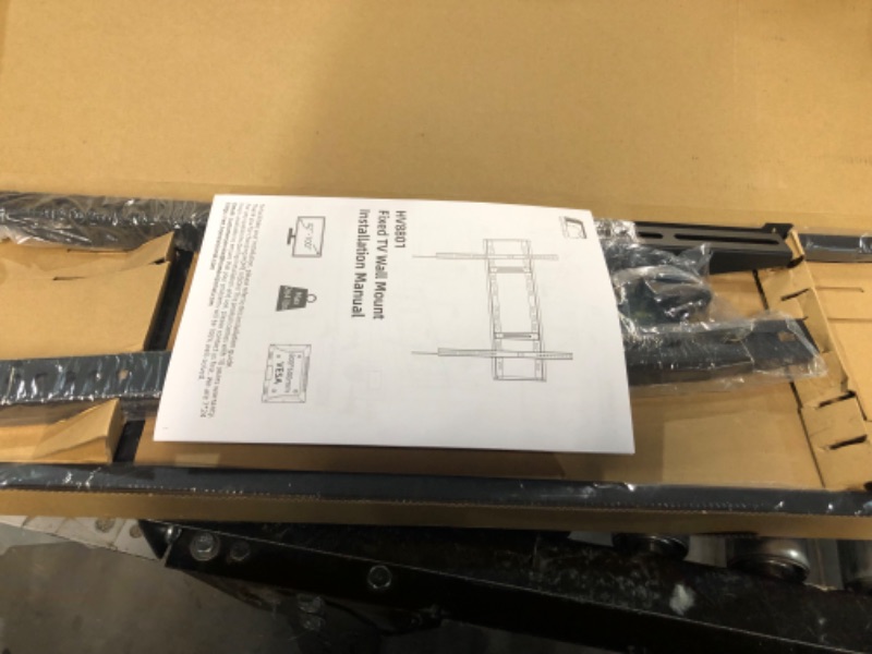 Photo 1 of Home Vision Heavy Duty Fixed TV Wall Mount Holds up to 264LBS,for Most 42-100 inch Large TVs Wall Mount Bracket Fits 16"/18"/24" Studs, VESA 800x600mm, Low Profile Space Saving for LED OLED LCD