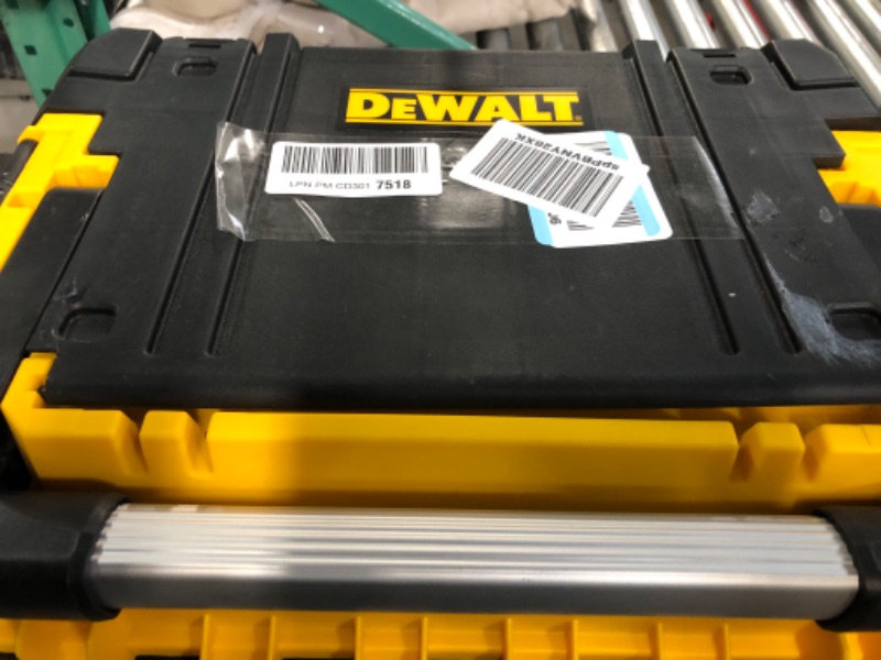 Photo 1 of ***READ NOTES***
DEWALT TSTAK Tool Box, Deep, Long Handle (DWST17814) , Black Deep Toolbox with Long Handle