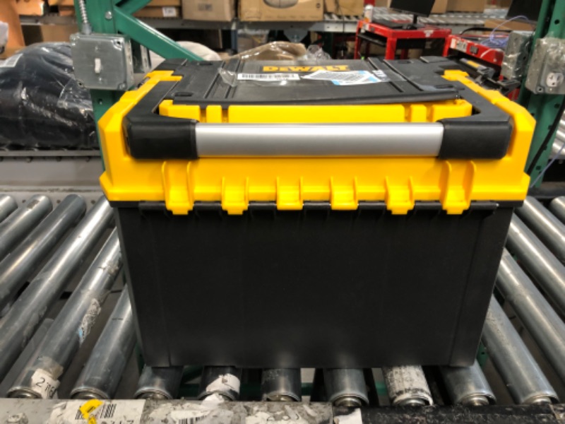 Photo 1 of ***READ NOTES***
DEWALT TSTAK Tool Box, Deep, Long Handle (DWST17814) , Black Deep Toolbox with Long Handle