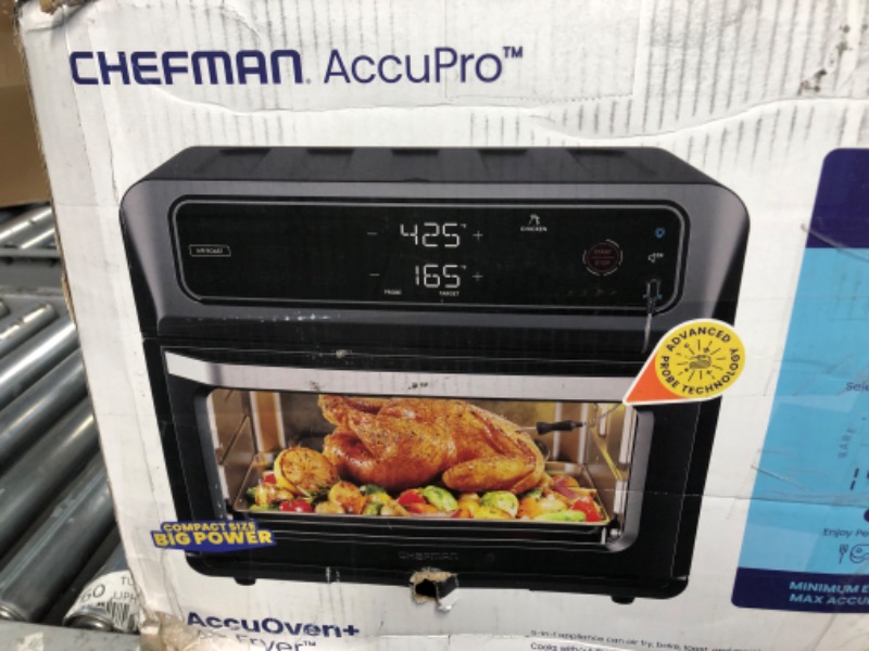 Photo 3 of 
Chefman Air Fryer Toaster Oven Combo 20 Qt BLACK