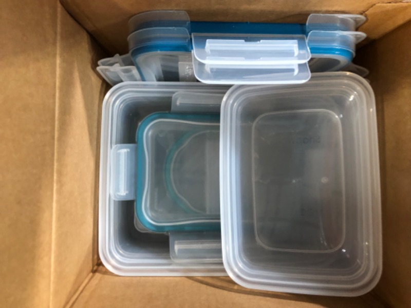 Photo 4 of ***MISSING 1 SMALL ROUND LID***
Snapware Total Solutions Plastic Food Storage Container Set - 20pc