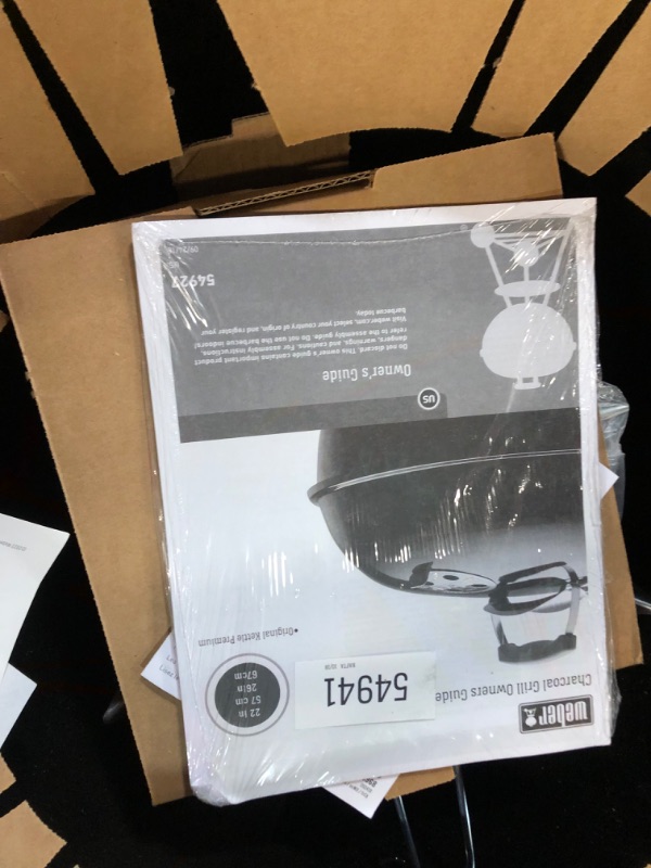 Photo 1 of **DAMAGE**
Weber Original Kettle Premium Charcoal Grill, 22-Inch, Copper Copper Grill