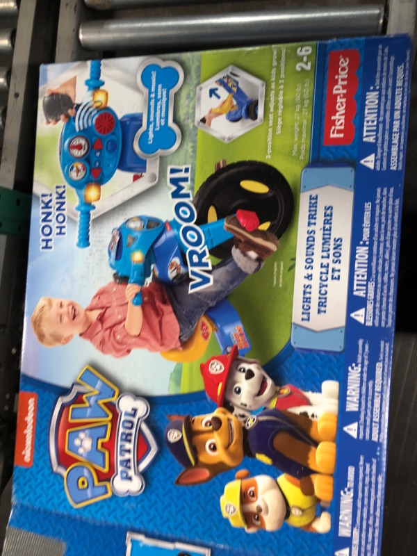 Photo 2 of ***PARTS ONLY***Fisher-Price Nickelodeon PAW Patrol Lights & Sounds Trike Multi Color, 1 - 6 years