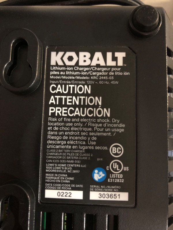 Photo 7 of Kobalt 0.53-Gallon Plastic 24-Volt Battery Powered Handheld Sprayer