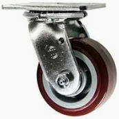 Photo 1 of  4 inch Heavy Duty Casters, Wheels Red Set of 4 (MISSING HARDWARE) 