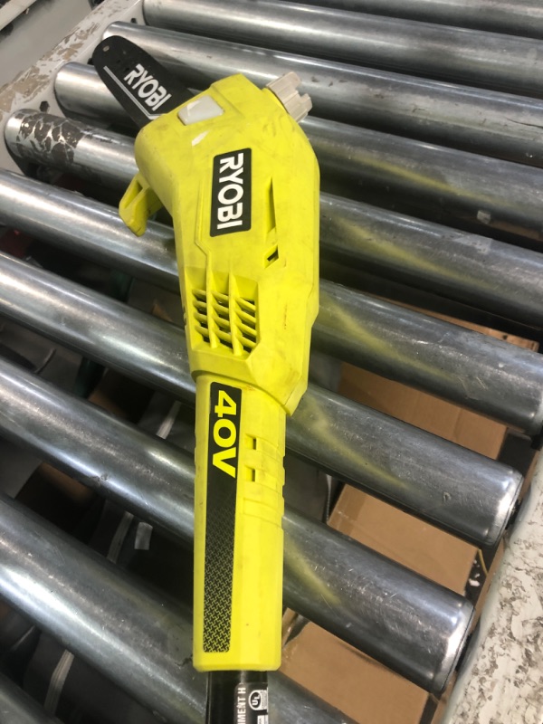 Photo 3 of (PAARTS ONLY / NO REFUNDS) RYOBI RY40506BTL 10 in. 40-Volt Lithium-Ion Cordless Battery Pole Saw
