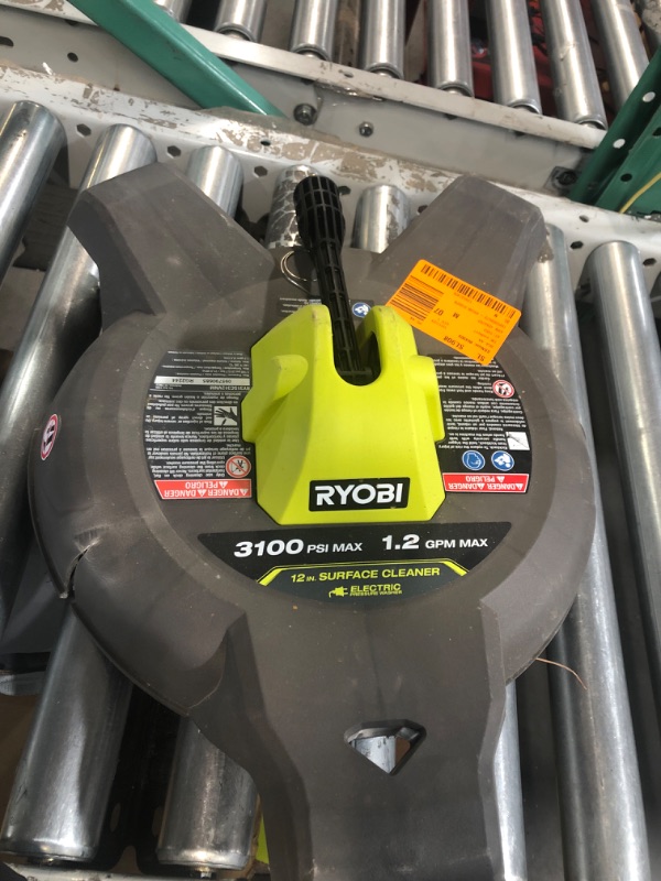 Photo 2 of ** READ NOTES, MAJOR DAMAGE**
RYOBI 12" Electric Pressure Washer Surface Cleaner