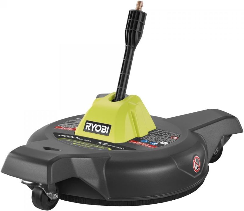 Photo 1 of ** READ NOTES, MAJOR DAMAGE**
RYOBI 12" Electric Pressure Washer Surface Cleaner