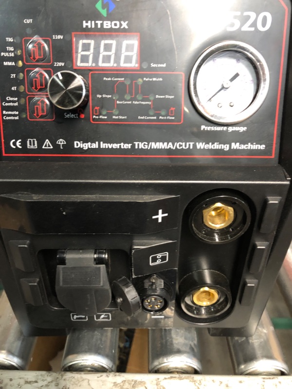 Photo 1 of HITBOX CT520 Plasma Cutter 50A Plasma Cutter Machine 4 In 1 Multifunction Plasma Cutting Equipment for STTICK/ARC/TIG/PULSE TIG/CUTTER Plasma Cutter With Foot Pedal Portable Plasma Cutter