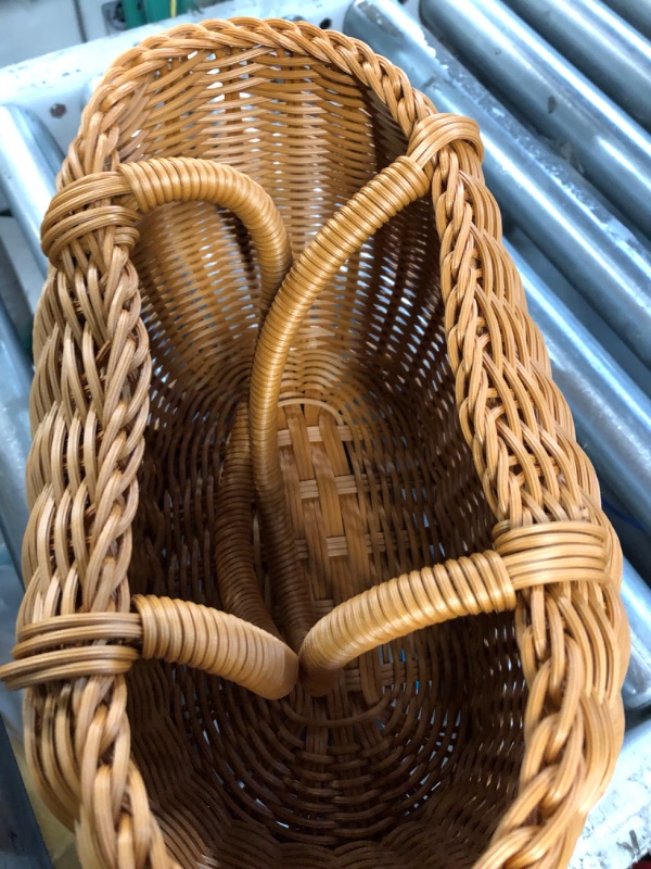 Photo 5 of Hand-woven Straw Small Hobo Bag Round Handle