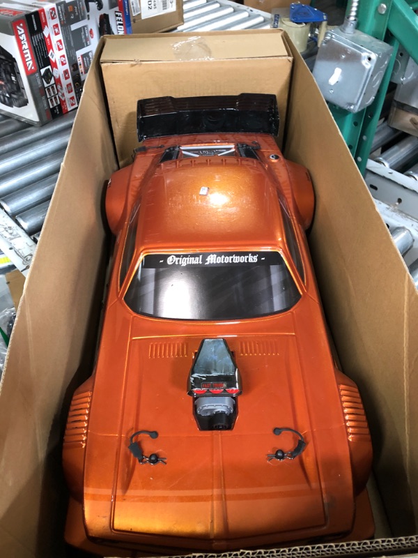 Photo 6 of ***see notes***ARRMA 1/7 Felony 6S BLX Street Bash All-Road Muscle Car RTR (Ready-to-Run Transmitter and Receiver Included, Batteries and Charger Required), Orange, ARA7617V2T2