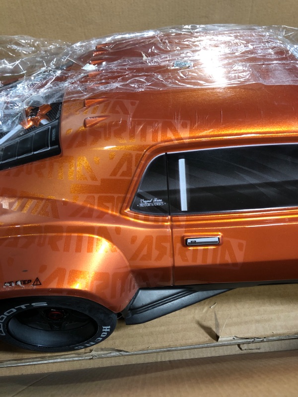 Photo 7 of ***see notes***ARRMA 1/7 Felony 6S BLX Street Bash All-Road Muscle Car RTR (Ready-to-Run Transmitter and Receiver Included, Batteries and Charger Required), Orange, ARA7617V2T2