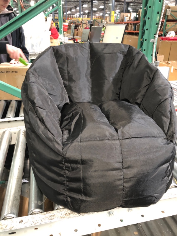 Photo 2 of Big Joe Milano Kid's Beanbag Chair BLACK 