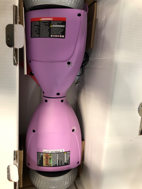 Photo 3 of **NON-FUNCTIONAL*FOR PARTS ONLY**
Jetson All Terrain Light Up Self Balancing Hoverboard with Anti-Slip Grip Pads, for riders up to 220lbs Purple