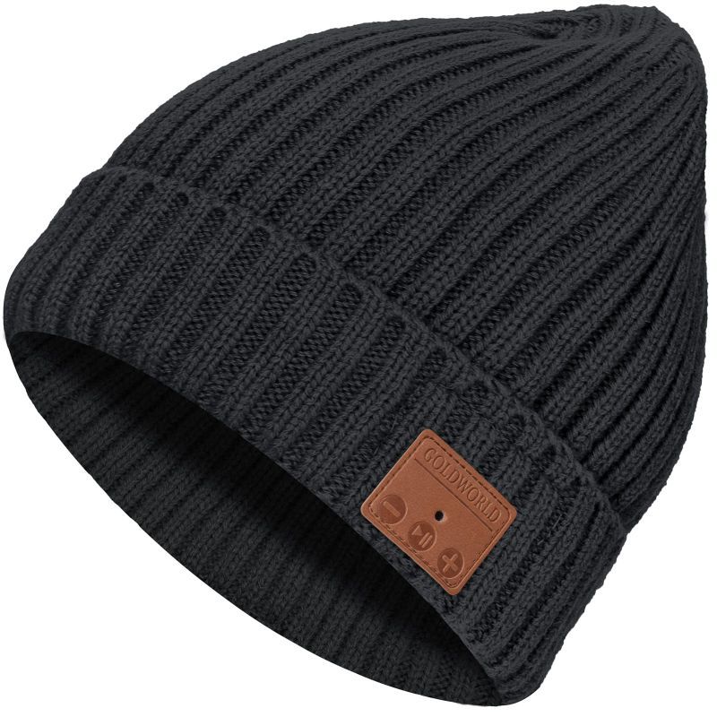 Photo 1 of Bluetooth Hat Beanie Men's Novelty Hat Black