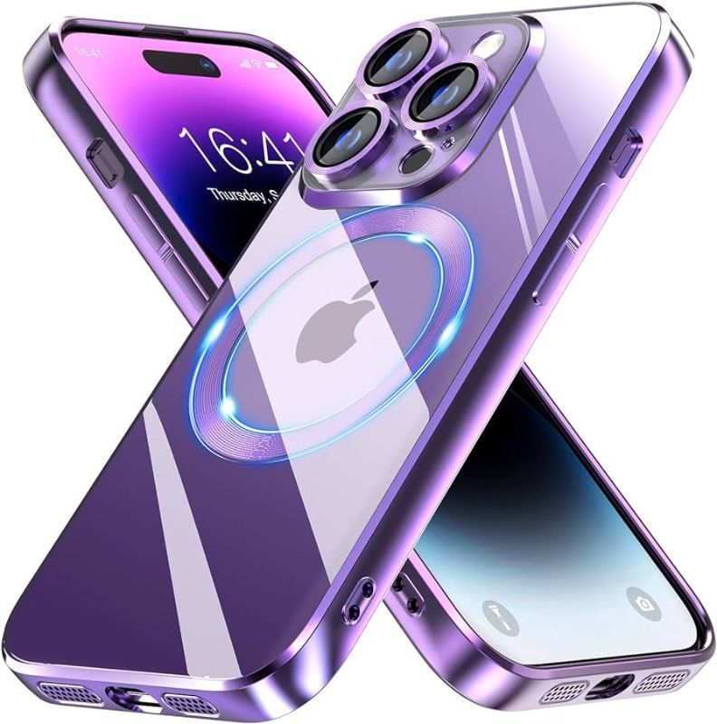 Photo 1 of Intermerge for iPhone 14 Pro Max Case DARK PURPLE 