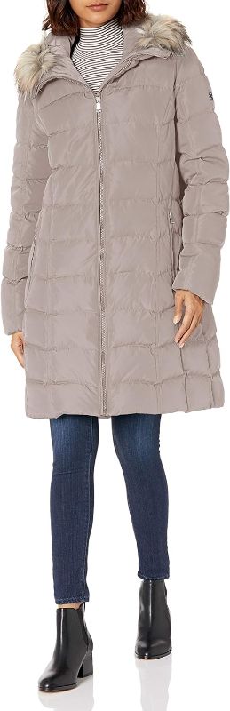 Photo 1 of * medium * see all images *
Calvin Klein Women's Quilted Faux Fur Trim Hooded Puffer Coat MEDIUM