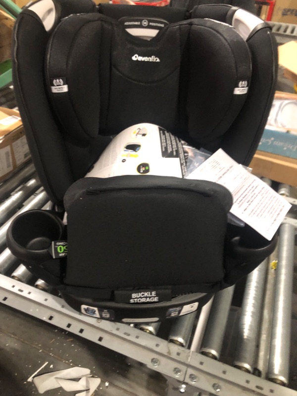 Photo 6 of (READ FULL POST) Evenflo Gold Revolve360 Extend All-in-One Rotational Car Seat with SensorSafe (Onyx Black) Revolve Extend Onyx Black
