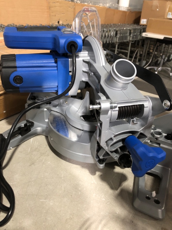 Photo 3 of ***Parts Only***Kobalt Compact Sliding 7-1/4-in 10-Amp Single Bevel Bevel Compound Miter Saw