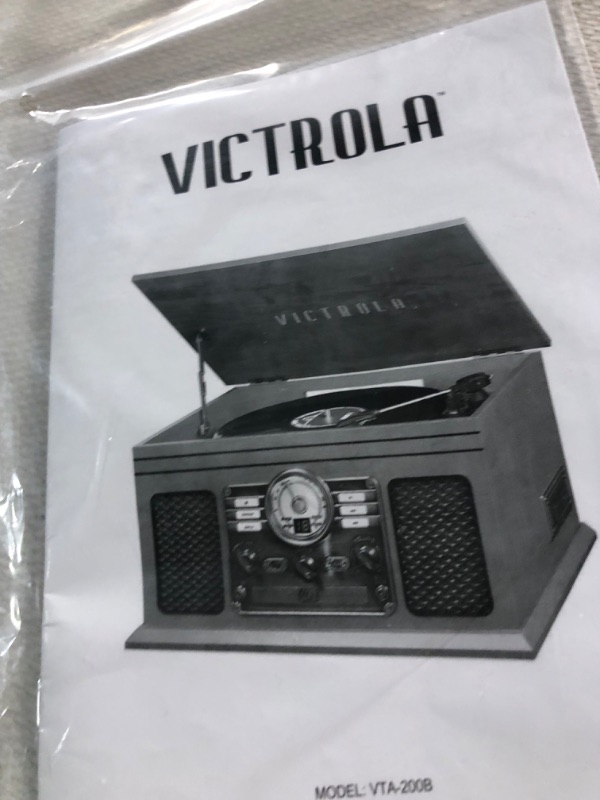 Photo 3 of Victrola Nostalgic 6-in-1 Bluetooth Record Player & Multimedia Center 