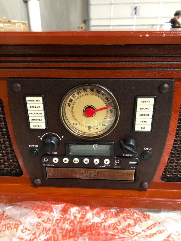 Photo 1 of * used * see all images * stand not included 
Victrola Navigator 8-in-1 Classic Bluetooth Record Player 