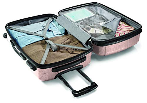 Photo 1 of ***USED - DAMAGED - SEE PICTURES***
Samsonite Winfield 2 Hardside Luggage with Spinner Wheels, Artic Pink, Checked-Medium 24-Inch