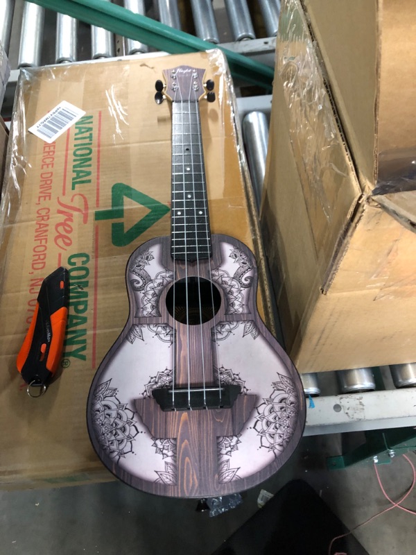 Photo 2 of **SEE NOTES** Flight, 4-String Travel Concert Ukulele, MW Mandala (TUC-40)