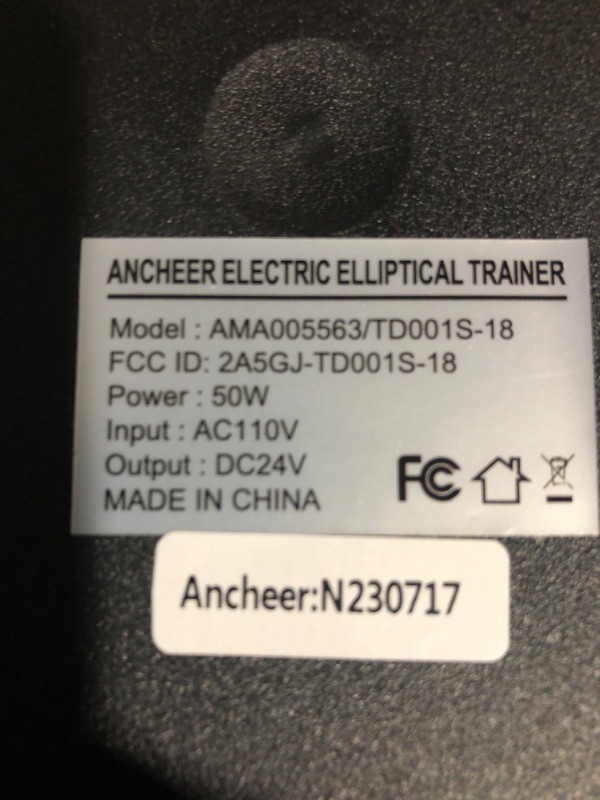 Photo 5 of ***USED - LIKELY MISSING PARTS - UNABLE TO TEST***
ANCHEER Under Desk Elliptical Machine, Pedal Bike Exerciser, Electric Under Desk Elliptical Machine Trainer