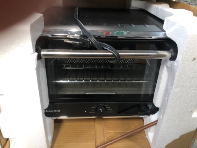 Photo 3 of **PARTS ONLY DOES NOT FUNCTION**
KitchenAid 6-Slice Black Convection Toaster Oven (1800-Watt)