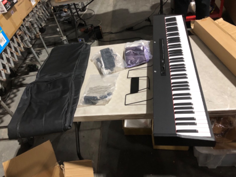Photo 1 of ***USED - POWERS ON - UNABLE TO TEST FURTHER***
MUSTAR Digital Piano 88 Weighted Keys with Stand and Touch Sensitivity
