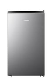 Photo 1 of **DAMAGED**Hisense 4.4-cu ft Counter-depth Freestanding Mini Fridge (Silver) ENERGY STAR