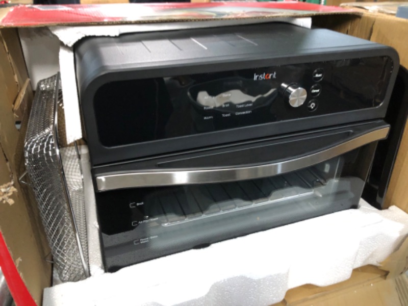 Photo 3 of * dial not functional * sold for parts/repair *
Instant Omni Air Fryer Toaster Oven Combo 19 QT/18L, From the Makers of Instant Pot, 7-in-1 Functions