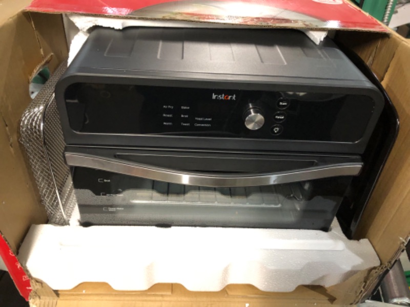 Photo 2 of * dial not functional * sold for parts/repair *
Instant Omni Air Fryer Toaster Oven Combo 19 QT/18L, From the Makers of Instant Pot, 7-in-1 Functions