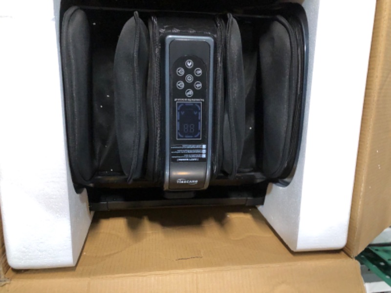 Photo 2 of **NONREFUNDABLE**FOR PARTS OR REPAIR**SEE NOTES**
TISSCARE Shiatsu Foot Massager Machine w/ Remote & Heat for Plantar Fasciitis & Neuropathy, Deep Kneading Calf Massage, Leg Massager, Promote Blood Circulation & Pain Relief & Better Sleep Gray