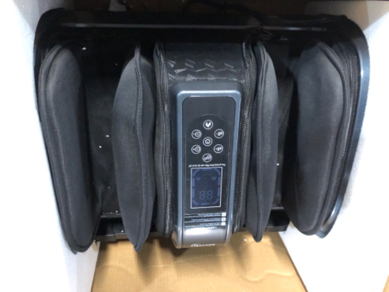 Photo 4 of **NONREFUNDABLE**FOR PARTS OR REPAIR**SEE NOTES**
TISSCARE Shiatsu Foot Massager Machine w/ Remote & Heat for Plantar Fasciitis & Neuropathy, Deep Kneading Calf Massage, Leg Massager, Promote Blood Circulation & Pain Relief & Better Sleep Gray