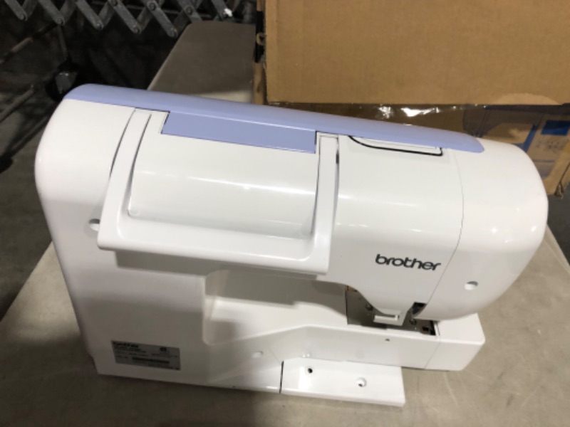 Photo 7 of **PARTS ONLY/NON-REFUNDABLE***
Brother PE800 Embroidery Machine, 138 Built-in Designs, 5" x 7" Hoop Area, Large 3.2" LCD Touchscreen, USB Port, 11 Font Styles