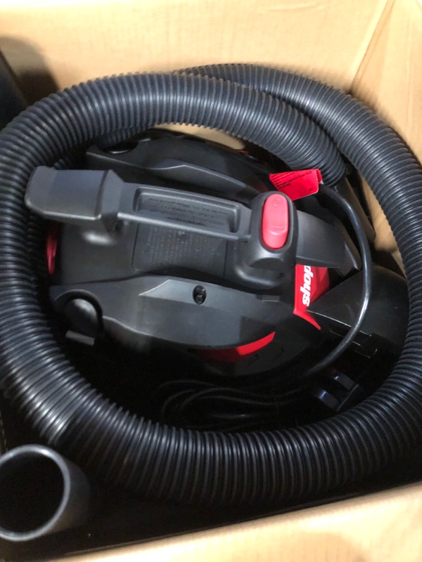 Photo 3 of **READ NOTES BELOW**Shop-Vac 6-Gallons 3.5-HP Corded Wet/Dry Shop Vacuum with Accessories Included