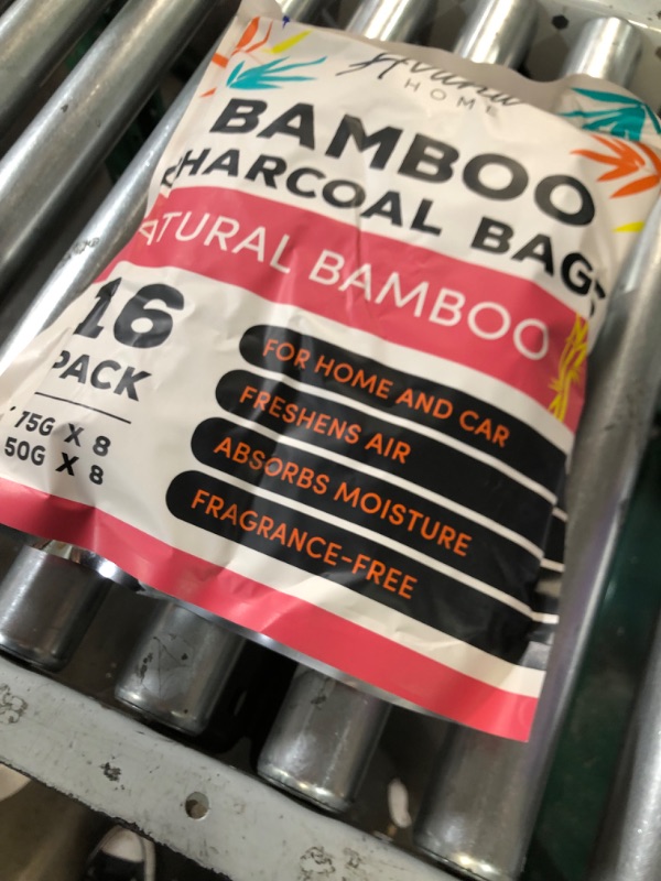 Photo 3 of (16 Pack) Bamboo Charcoal Air Purifying Bag - Charcoal Bags Odor Absorber,