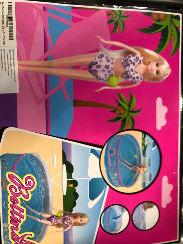 Photo 4 of Beach Doll Glam Pool Playset with Slide, Toys for Pool, Bath or Lake, Bath Toys for Girls, Water Toys Gifts for 3 to 7 Year Olds