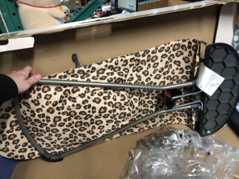 Photo 1 of BabyBjörn Bouncer Bliss, Cotton, Beige/Leopard Cotton Classic Quilt Beige/Leopard