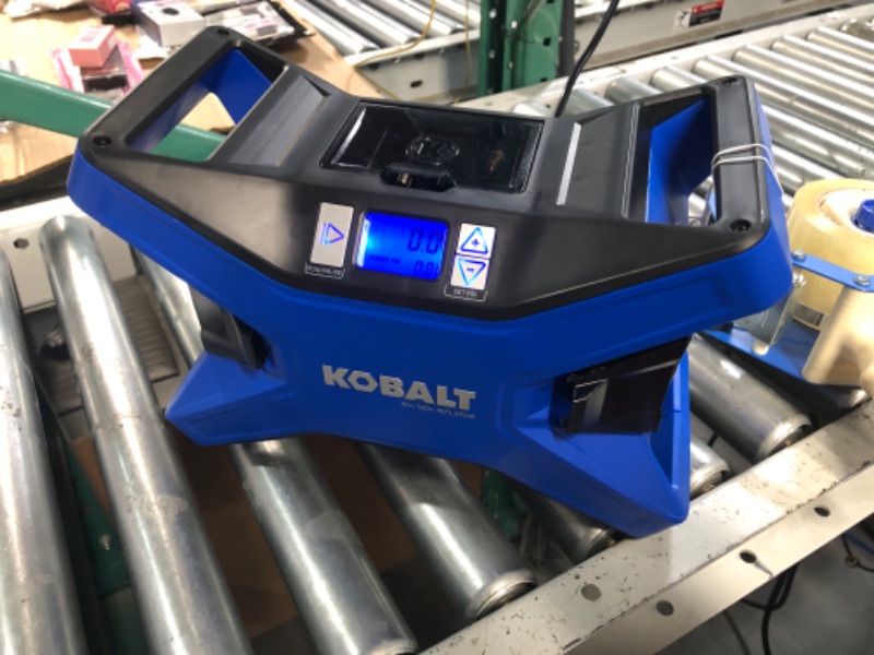 Photo 2 of Kobalt 120v & 12v Portable Air Compressor Inflator Tire Pump 