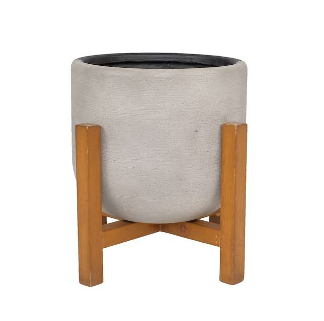 Photo 1 of * see images for damage *
Origin 21 - 14.5-in H x 8.5-in W Light Cement Round Wood Plant Stand